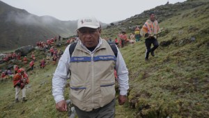 Constantino Aucca, el "guerrero" inca que pelea por la Tierra